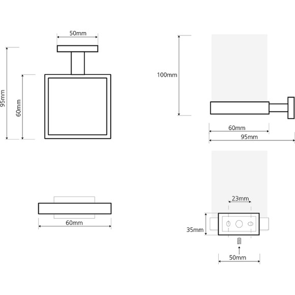 Стакан для зубных щеток Bemeta Plaza 118210019 Хром Стакан для зубных щеток Bemeta Plaza 118210019 Хром