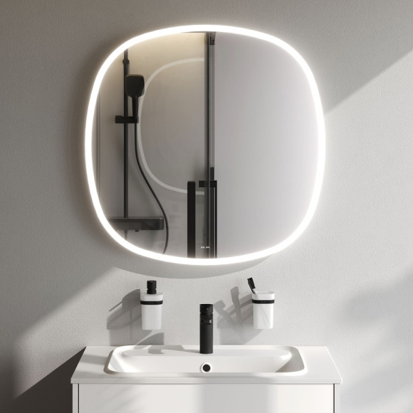 Зеркало AM.PM Func 80 M8FMOX0801WGS с подсветкой с ИК-сенсорным выключателем Зеркало AM.PM Func 80 M8FMOX0801WGS с подсветкой с ИК-сенсорным выключателем