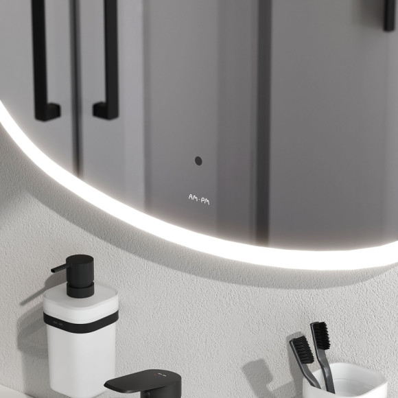 Зеркало AM.PM Func 80 M8FMOX0801WGS с подсветкой с ИК-сенсорным выключателем Зеркало AM.PM Func 80 M8FMOX0801WGS с подсветкой с ИК-сенсорным выключателем
