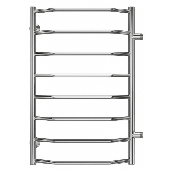 Водяной полотенцесушитель Terminus Виктория П8 500х800 бп500 4670078530110 Хром, боковое подключение, G 1" НР