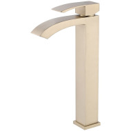 Смеситель для раковины Abber Wasserfall AF8611G Золото матовое Смеситель для раковины Abber Wasserfall AF8611G Золото матовое