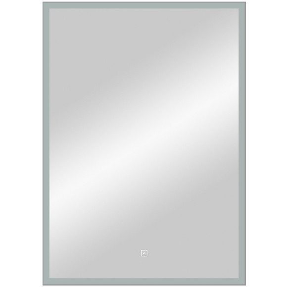 Зеркало Континент Life 800х1200 ЗЛП2703 с подсветкой Серебро с сенсорным выключателем