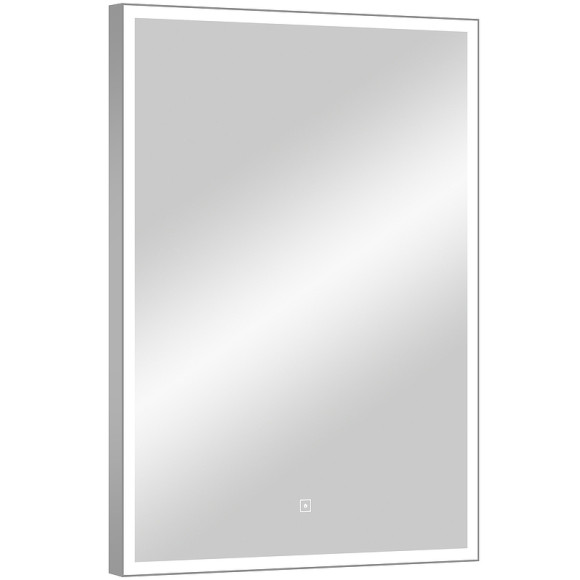Зеркало Континент Life 800х1200 ЗЛП2703 с подсветкой Серебро с сенсорным выключателем