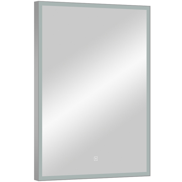 Зеркало Континент Life 800х1200 ЗЛП2703 с подсветкой Серебро с сенсорным выключателем