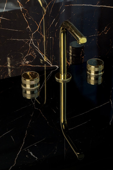 Смеситель для раковины Boheme Prestige 152-G-PR Золото