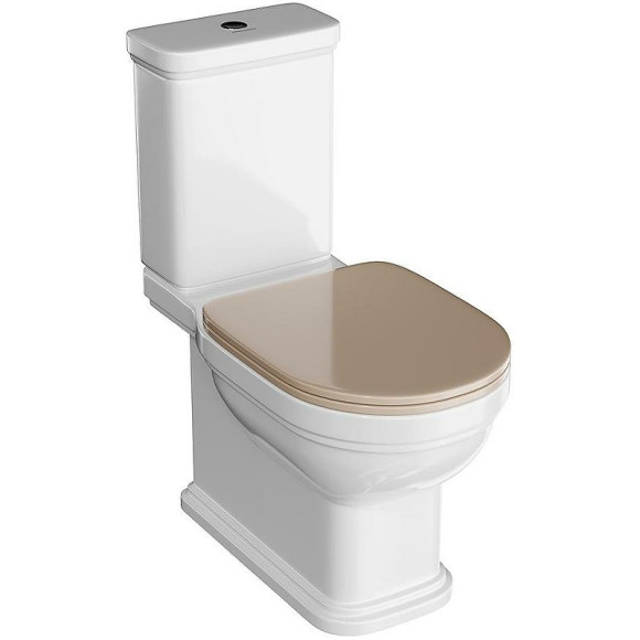 Унитаз компакт Kerama Marazzi Pompei PO.wc.01 Белый глянцевый без бачка и сиденья Унитаз компакт Kerama Marazzi Pompei PO.wc.01 Белый глянцевый без бачка и сиденья