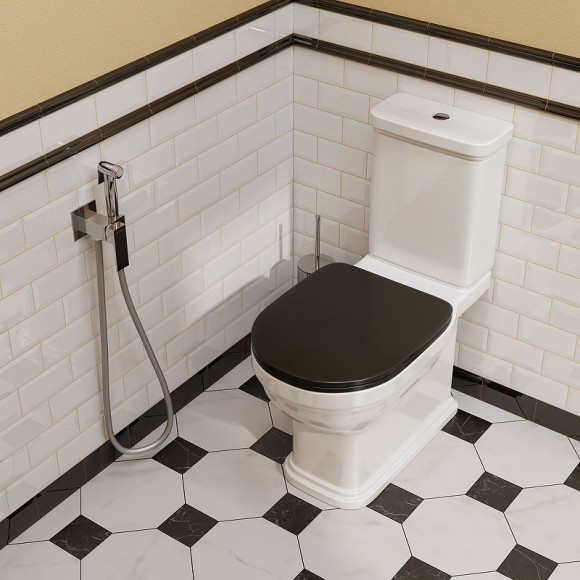 Унитаз компакт Kerama Marazzi Pompei PO.wc.01 Белый глянцевый без бачка и сиденья Унитаз компакт Kerama Marazzi Pompei PO.wc.01 Белый глянцевый без бачка и сиденья