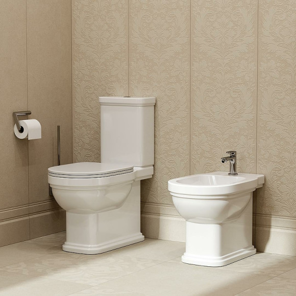 Унитаз компакт Kerama Marazzi Pompei PO.wc.01 Белый глянцевый без бачка и сиденья Унитаз компакт Kerama Marazzi Pompei PO.wc.01 Белый глянцевый без бачка и сиденья