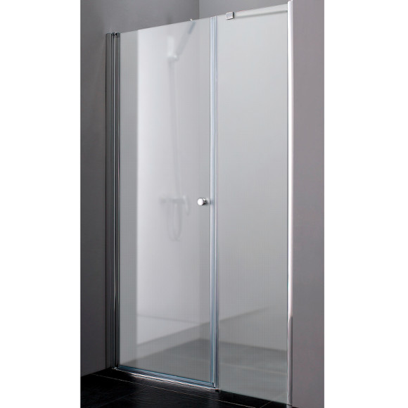 Душевая дверь Cezares Elena 140 L ELENA-W-B-11-60+80-P-Cr-L профиль Хром стекло рифленое