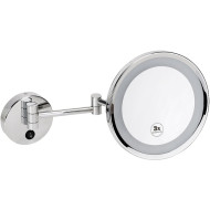 Косметическое зеркало Bemeta Cosmetic mirrors 116401772 с подсветкой с увеличением Хром Косметическое зеркало Bemeta Cosmetic mirrors 116401772 с подсветкой с увеличением Хром