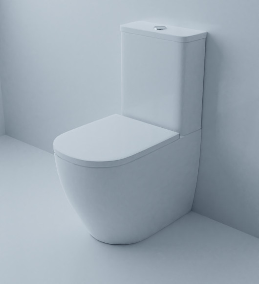 Унитаз компакт Azario Renda AZ-8693 с бачком и сиденьем Микролифт Унитаз компакт Azario Renda AZ-8693 с бачком и сиденьем Микролифт