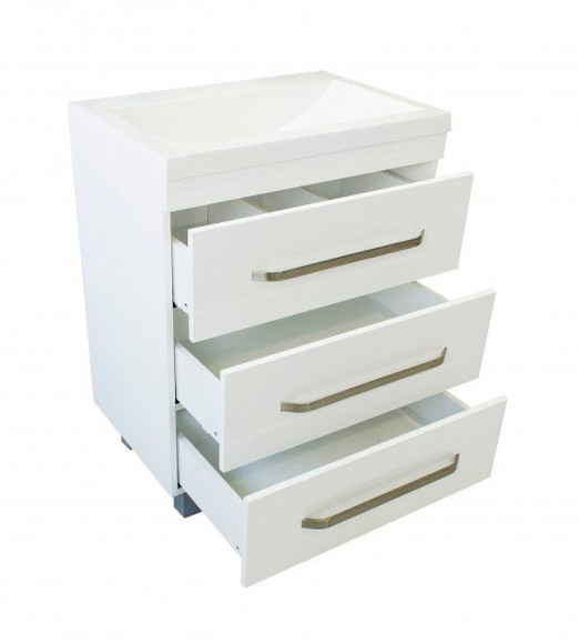 Тумба с раковиной Эстет Monaco 60 ФР-00002264 Белая