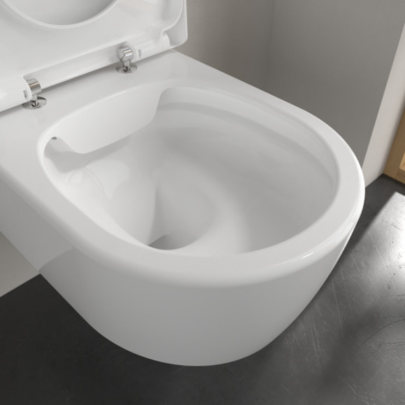 Унитаз Villeroy&Boch Avento 5656HR01 подвесной с сиденьем Микролифт Унитаз Villeroy&Boch Avento 5656HR01 подвесной с сиденьем Микролифт