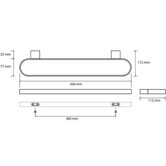 Полотенцедержатель Bemeta Organic 157104401 двойной Хром Полотенцедержатель Bemeta Organic 157104401 двойной Хром