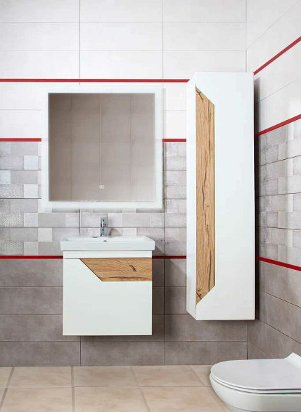 Тумба под раковину Бриклаер Брайтон 60 4627125415784 подвесная Белая матовая Дуб Кера Тумба под раковину Бриклаер Брайтон 60 4627125415784 подвесная Белая матовая Дуб Кера