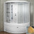 Душевой бокс Radomir Вирсавия 170x125 R 1-04-1-2-4-0691 с баней профиль Белый стекло матовое