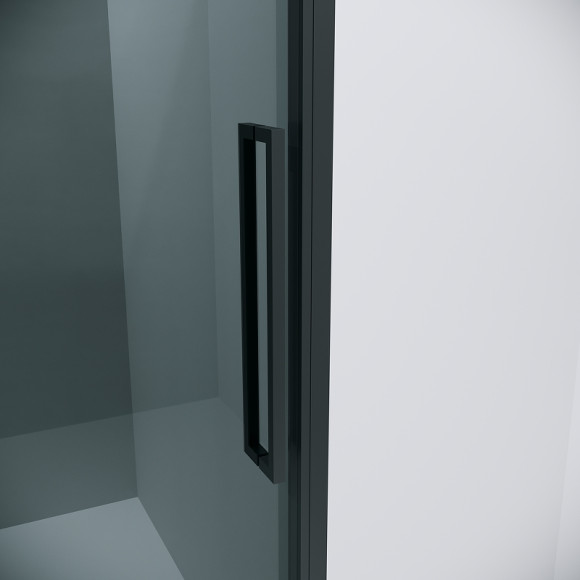 Душевой уголок Grossman Cosmo 130х90 120.K33.02.1390.21.10 профиль Черный матовый стекло тонированное