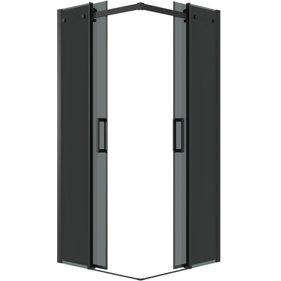 Душевой уголок Grossman Classic 90х90 300.K33.04.9090.21.10 профиль Черный матовый стекло тонированное Душевой уголок Grossman Classic 90х90 300.K33.04.9090.21.10 профиль Черный матовый стекло тонированное