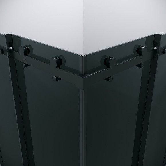 Душевой уголок Grossman Classic 90х90 300.K33.04.9090.21.10 профиль Черный матовый стекло тонированное Душевой уголок Grossman Classic 90х90 300.K33.04.9090.21.10 профиль Черный матовый стекло тонированное