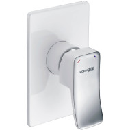 Смеситель для душа WasserKRAFT Aller 10651W Белый Хром