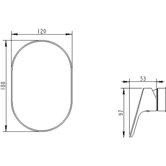 Смеситель для душа Bravat Drop P69190C-2-RUS Хром