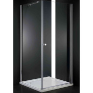 Душевой уголок Cezares Elena 80x80 ELENA-W-A-1-80-C-Cr профиль Хром стекло прозрачное