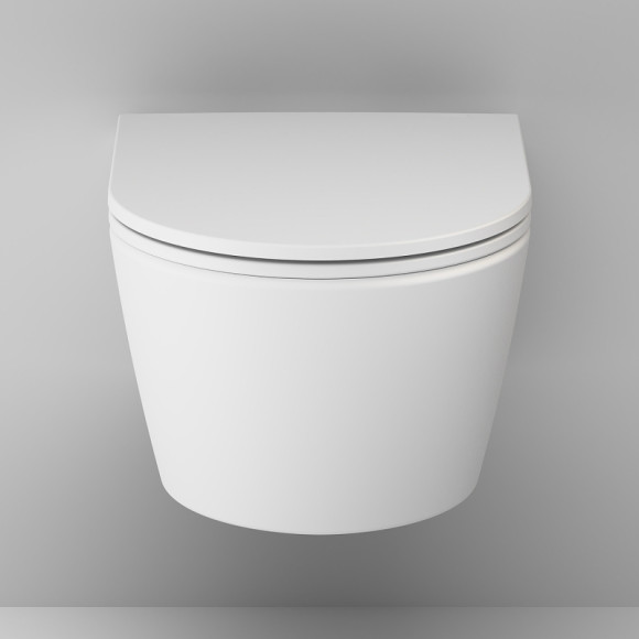 Унитаз AM.PM Func FlashClean C8F1700MWSC подвесной Белый матовый с сиденьем Микролифт