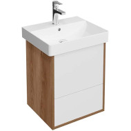 Тумба под раковину Kerama Marazzi Pro 50 PRO.50.2\OLM подвесная Белая матовая Швейцарский вяз