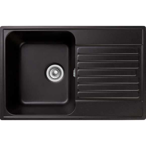 Кухонная мойка GranFest Quarz GF-Z78 Черная Кухонная мойка GranFest Quarz GF-Z78 Черная