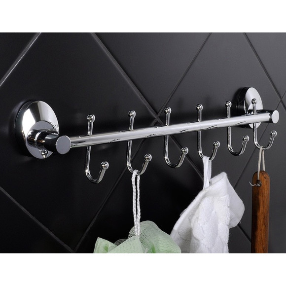 Крючки для полотенец Fixsen Europa FX-21805-6 Хром Крючки для полотенец Fixsen Europa FX-21805-6 Хром