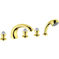 Смеситель на борт ванны Migliore Axo 18506 Золото