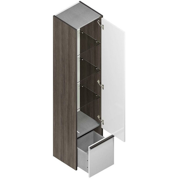 Шкаф пенал Kerama Marazzi Modula 35 MO.165\AR подвесной Белый глянцевый Дерево Шкаф пенал Kerama Marazzi Modula 35 MO.165\AR подвесной Белый глянцевый Дерево