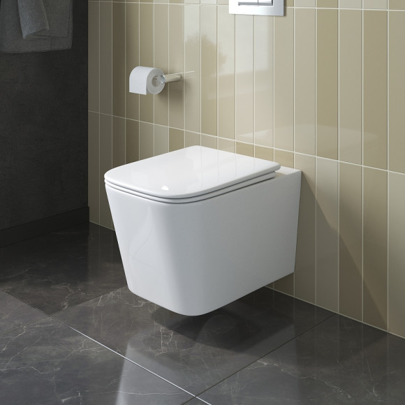 Унитаз BelBagno Due-Tor BB5171CH-TOR/SC подвесной с сиденьем Микролифт Унитаз BelBagno Due-Tor BB5171CH-TOR/SC подвесной с сиденьем Микролифт