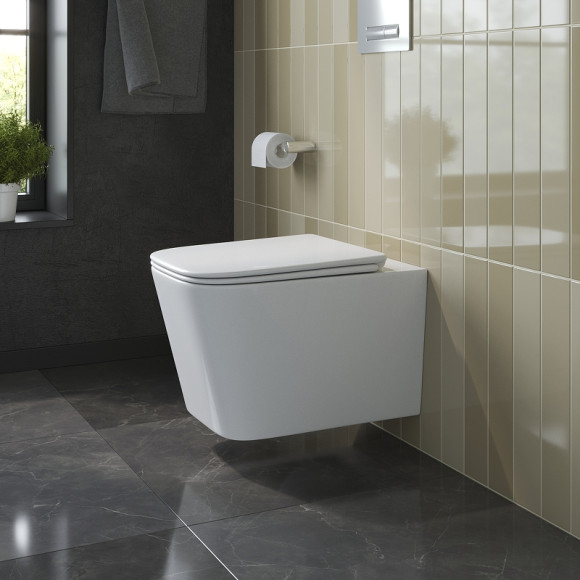 Унитаз BelBagno Due-Tor BB5171CH-TOR/SC подвесной с сиденьем Микролифт Унитаз BelBagno Due-Tor BB5171CH-TOR/SC подвесной с сиденьем Микролифт