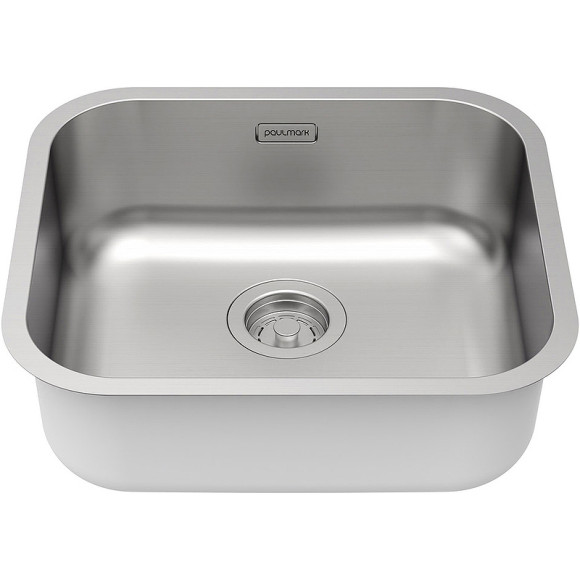 Кухонная мойка Paulmark Vello 48 Uni VE48-BS Брашированная нержавеющая сталь Кухонная мойка Paulmark Vello 48 Uni VE48-BS Брашированная нержавеющая сталь