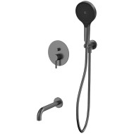 Смеситель для ванны Whitecross Y gunmetal YSET06TOPGM Оружейная сталь