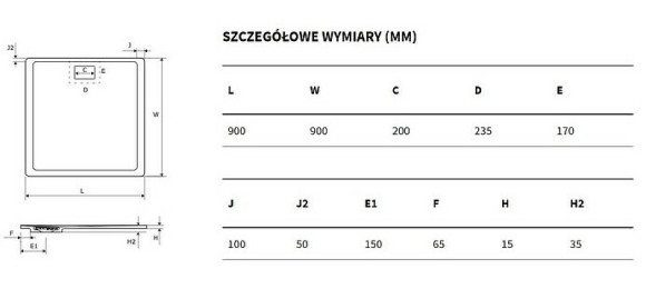 Душевой поддон из искусственного камня Excellent Lavano 90x90 BREX.1102.090.090.BLN Черный Душевой поддон из искусственного камня Excellent Lavano 90x90 BREX.1102.090.090.BLN Черный