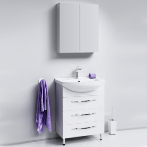 Тумба под раковину Aqwella Аллегро 65 Agr.01.06/3 Белая Тумба под раковину Aqwella Аллегро 65 Agr.01.06/3 Белая