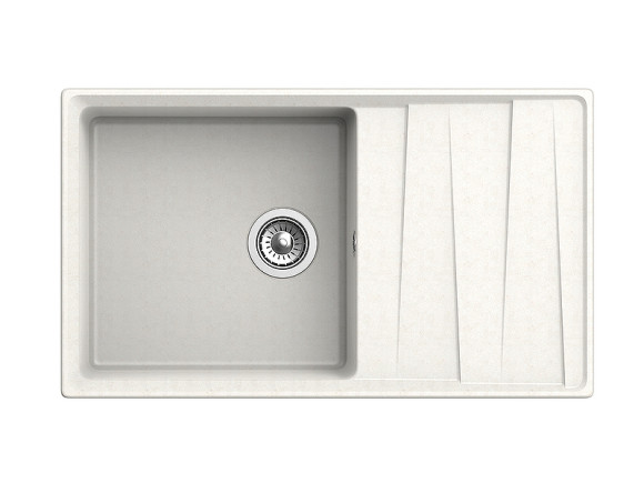Кухонная мойка GranFest Level GF-LV-860L Белая