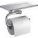 Держатель туалетной бумаги Cezares Liberty CZR-F-8989 с полкой Хром