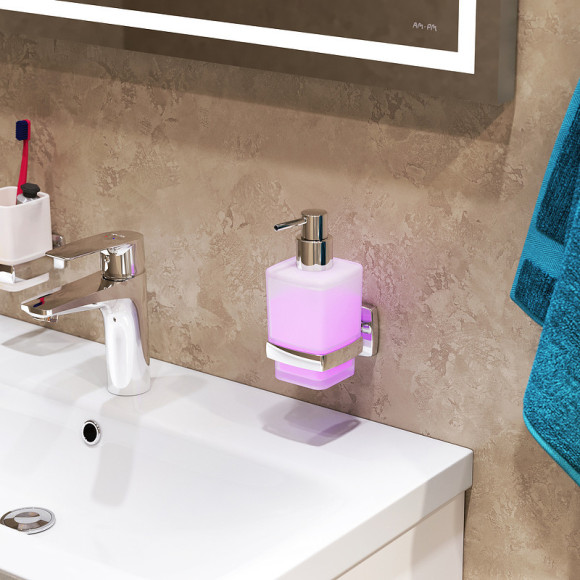 Дозатор для жидкого мыла AM.PM Gem A9036900 Хром Белый Дозатор для жидкого мыла AM.PM Gem A9036900 Хром Белый