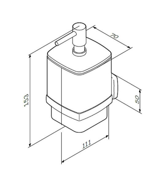 Дозатор для жидкого мыла AM.PM Gem A9036900 Хром Белый Дозатор для жидкого мыла AM.PM Gem A9036900 Хром Белый