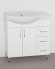 Тумба под раковину Style Line Эко Стандарт 82 R ЛС-00000109 Белая Тумба под раковину Style Line Эко Стандарт 82 R ЛС-00000109 Белая