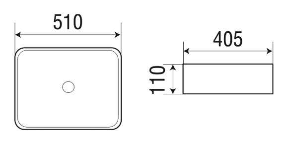 Раковина-чаша WeltWasser Elbach 2178 MB 51 10000004509 Черная матовая