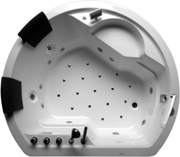 Акриловая ванна Gemy G9053 O 185х162 с гидромассажем Акриловая ванна Gemy G9053 O 185х162 с гидромассажем