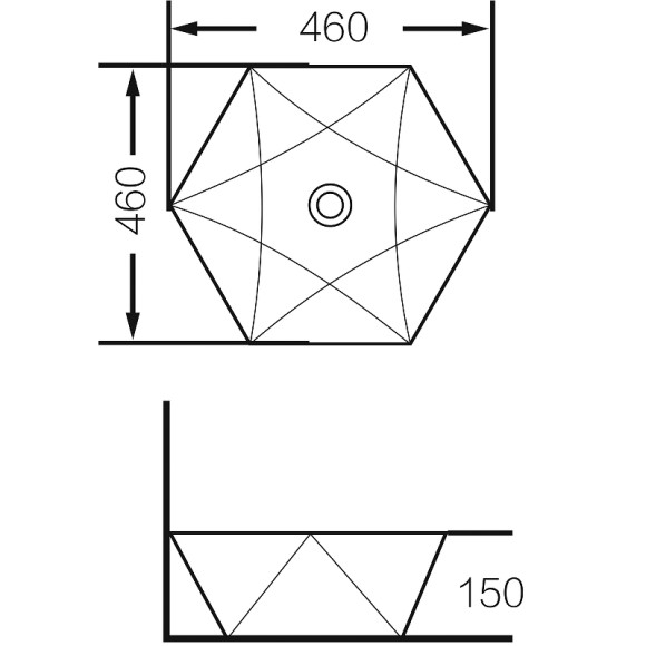 Раковина-чаша Grossman 46 GR-3029 Белая Раковина-чаша Grossman 46 GR-3029 Белая