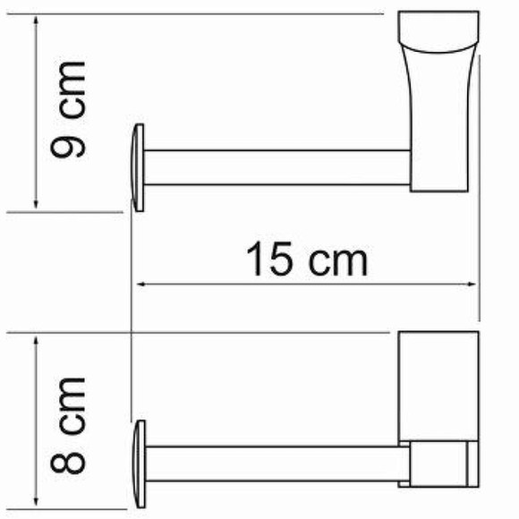 Держатель туалетной бумаги WasserKRAFT Exter K-5296 Светлая бронза