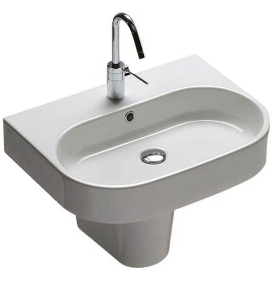 Раковина Hatria Area 60 Y0UH01 Белая Раковина Hatria Area 60 Y0UH01 Белая