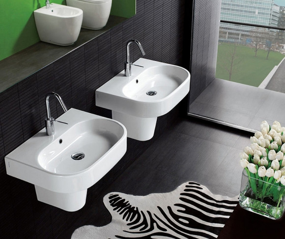 Раковина Hatria Area 60 Y0UH01 Белая Раковина Hatria Area 60 Y0UH01 Белая