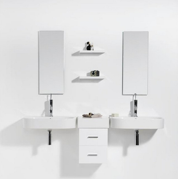 Раковина Hatria Area 60 Y0UH01 Белая Раковина Hatria Area 60 Y0UH01 Белая